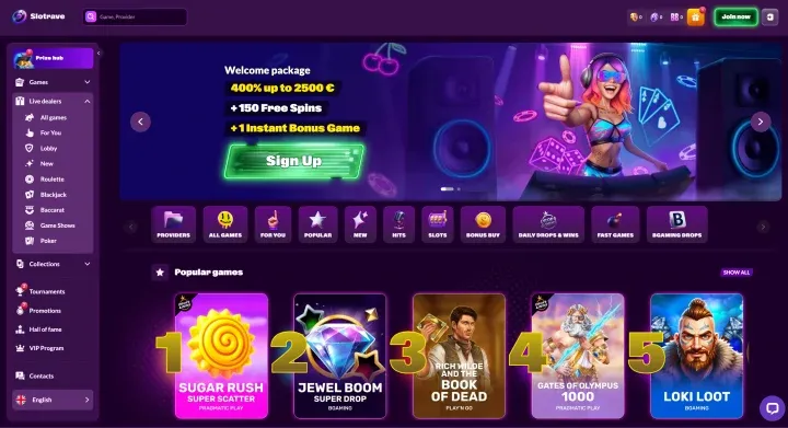 Slotrave cassino ao vivo – seção de jogos ao vivo com Ice Fishing da Evolution